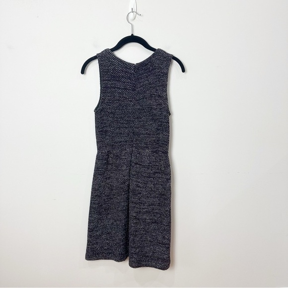 Madewell Terrace Twill Dress Burgandy Knit Sleeveless V neck - Picture 4 of 7
